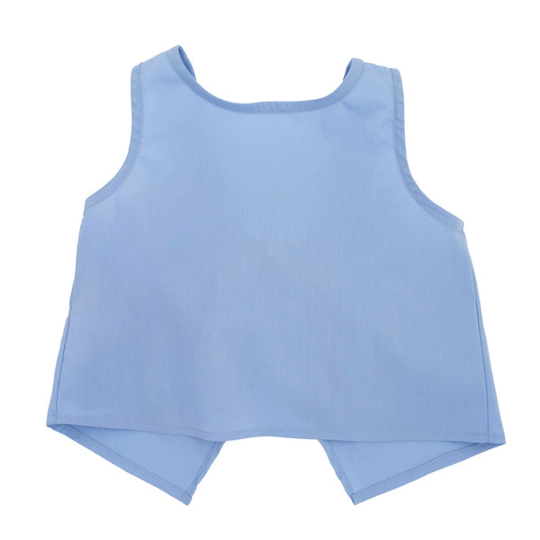 TOP POPELINE CON FIOCCO