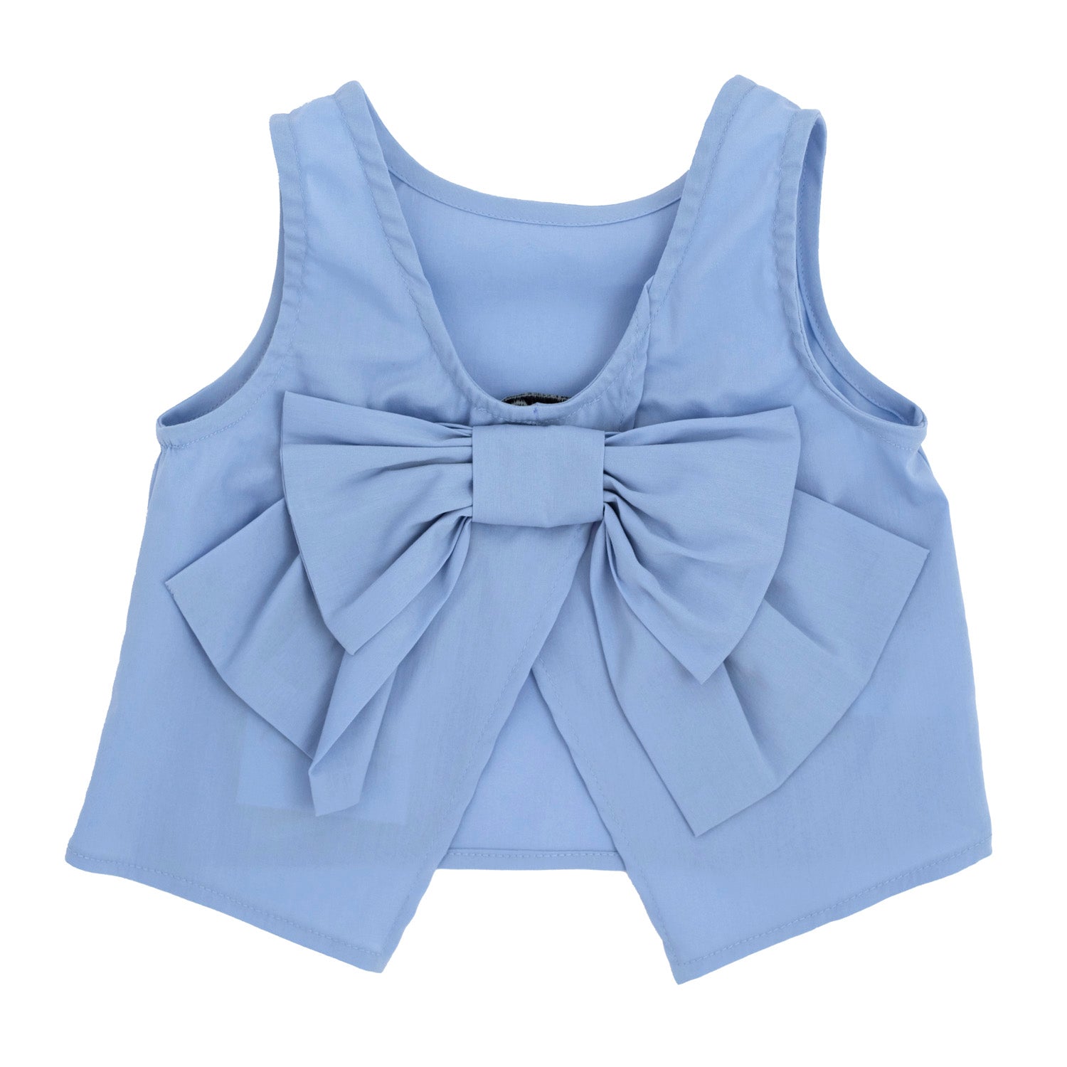 TOP POPELINE CON FIOCCO