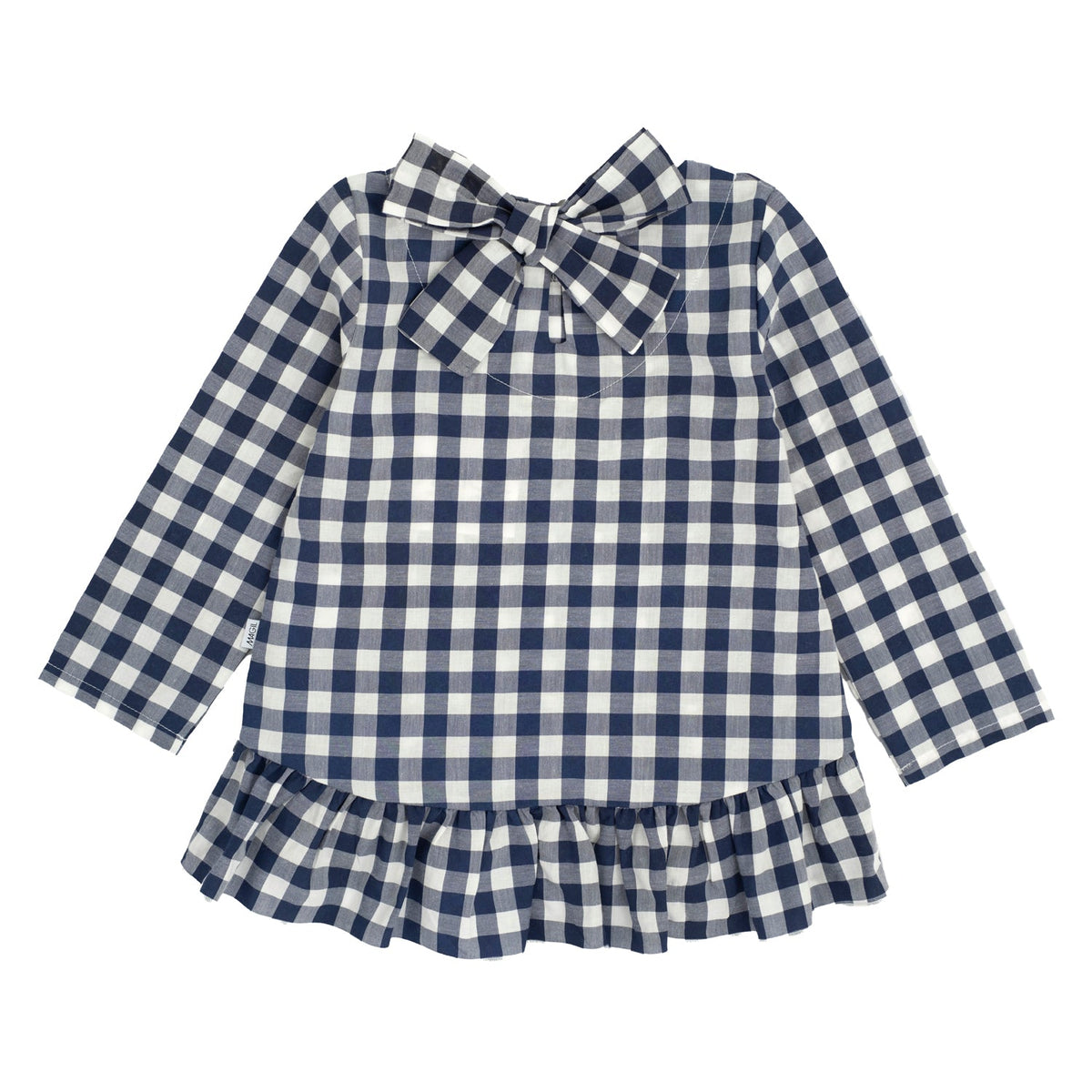 MAGLIA VICHY CON FIOCCO