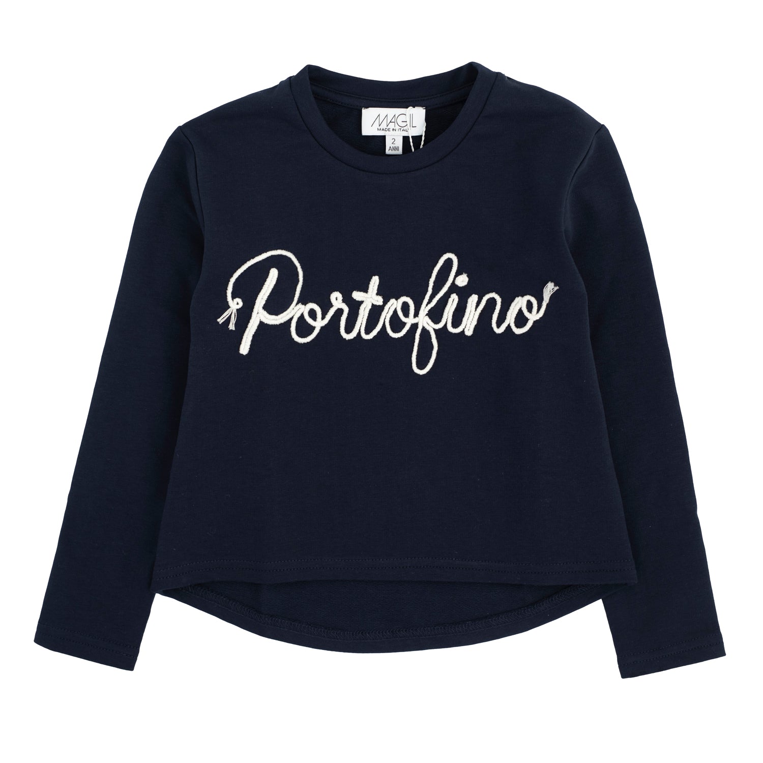 FELPINA CON RICAMO PORTOFINO