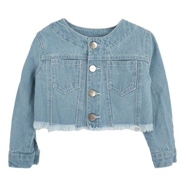 GIUBBINO DENIM AZZURRO