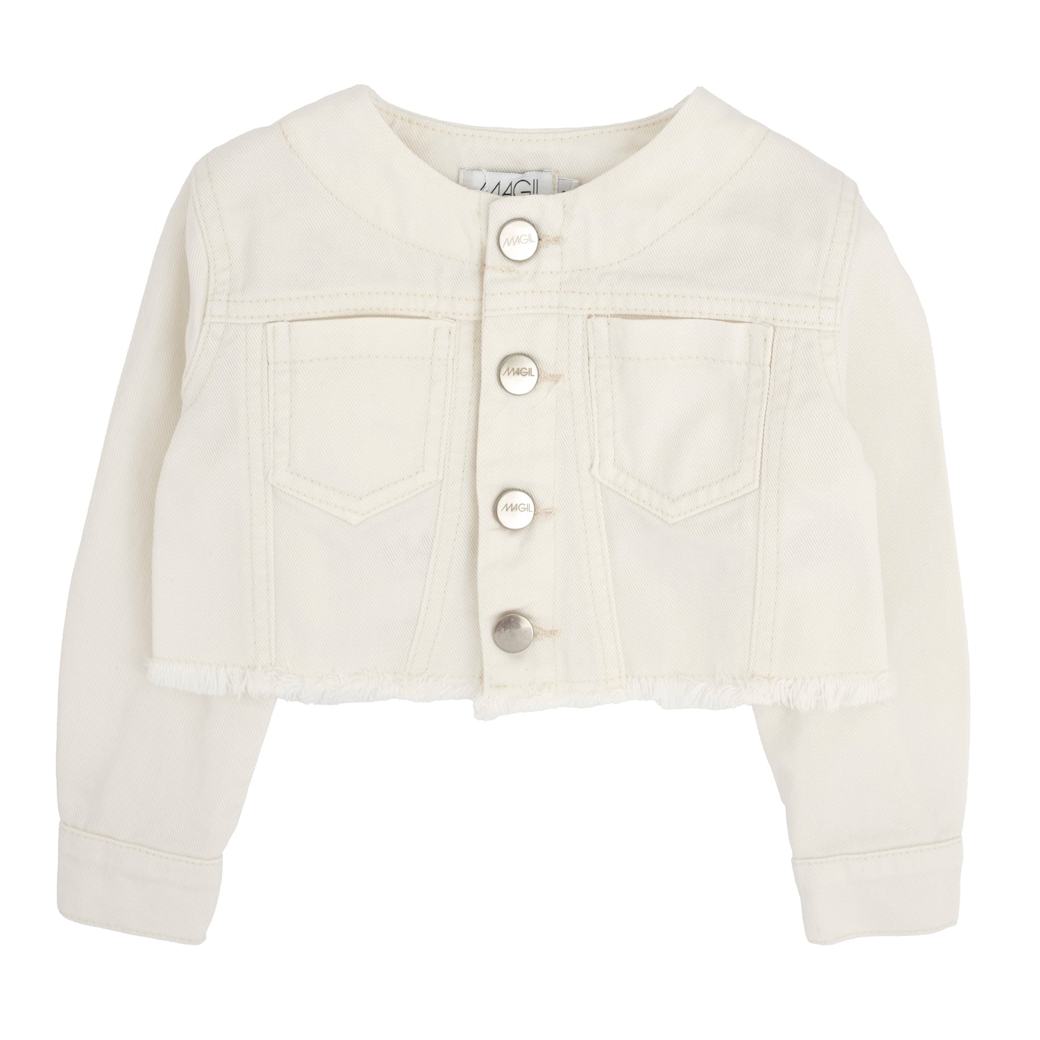 GIUBBINO DENIM BIANCO