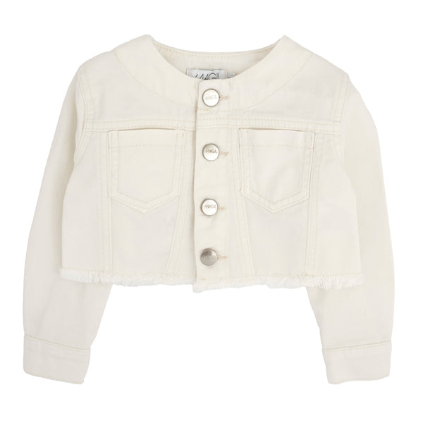GIUBBINO DENIM BIANCO