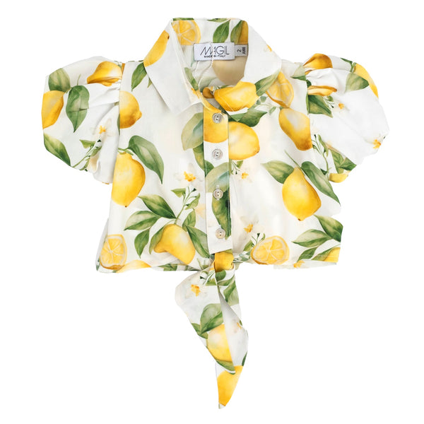 CAMICIA CON NODO IN VISCOSA