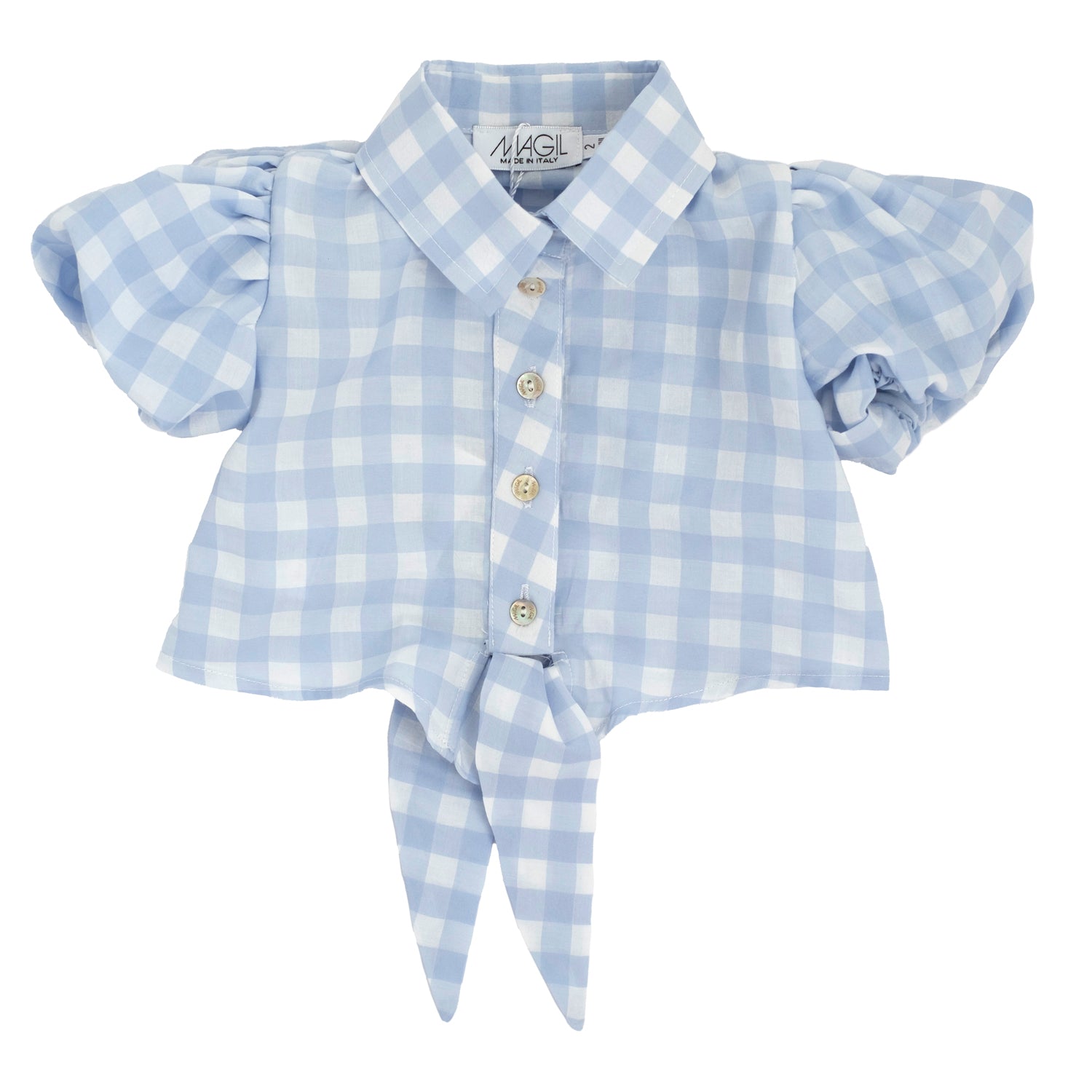 CAMICIA CON NODO VICHY