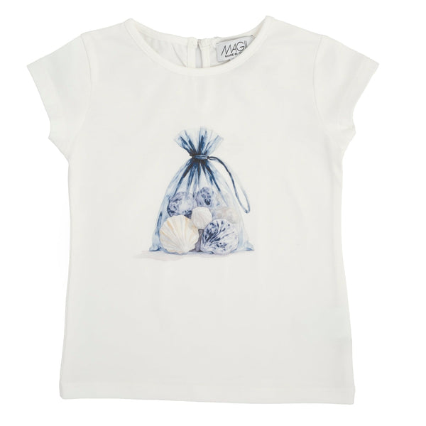 T-SHIRT STAMPA CONCHIGLIE