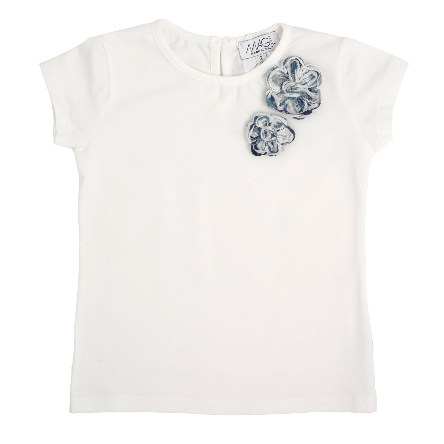 T-SHIRT CON FIORI