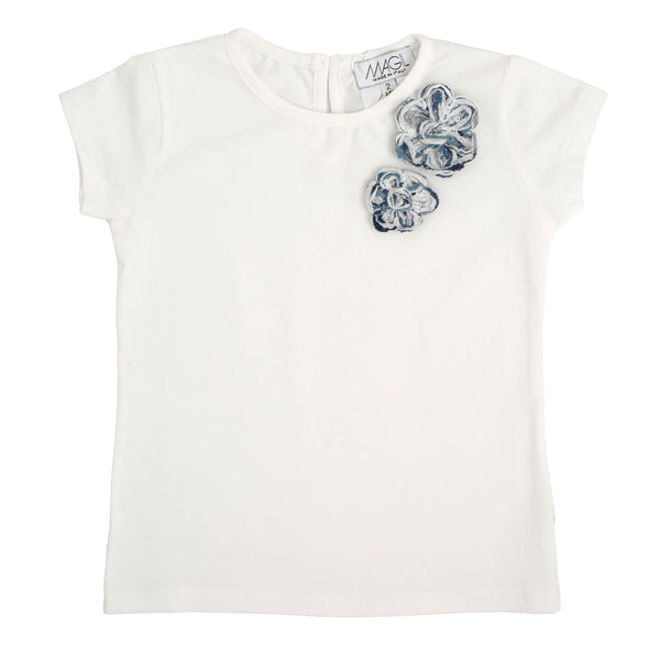 T-SHIRT CON FIORI