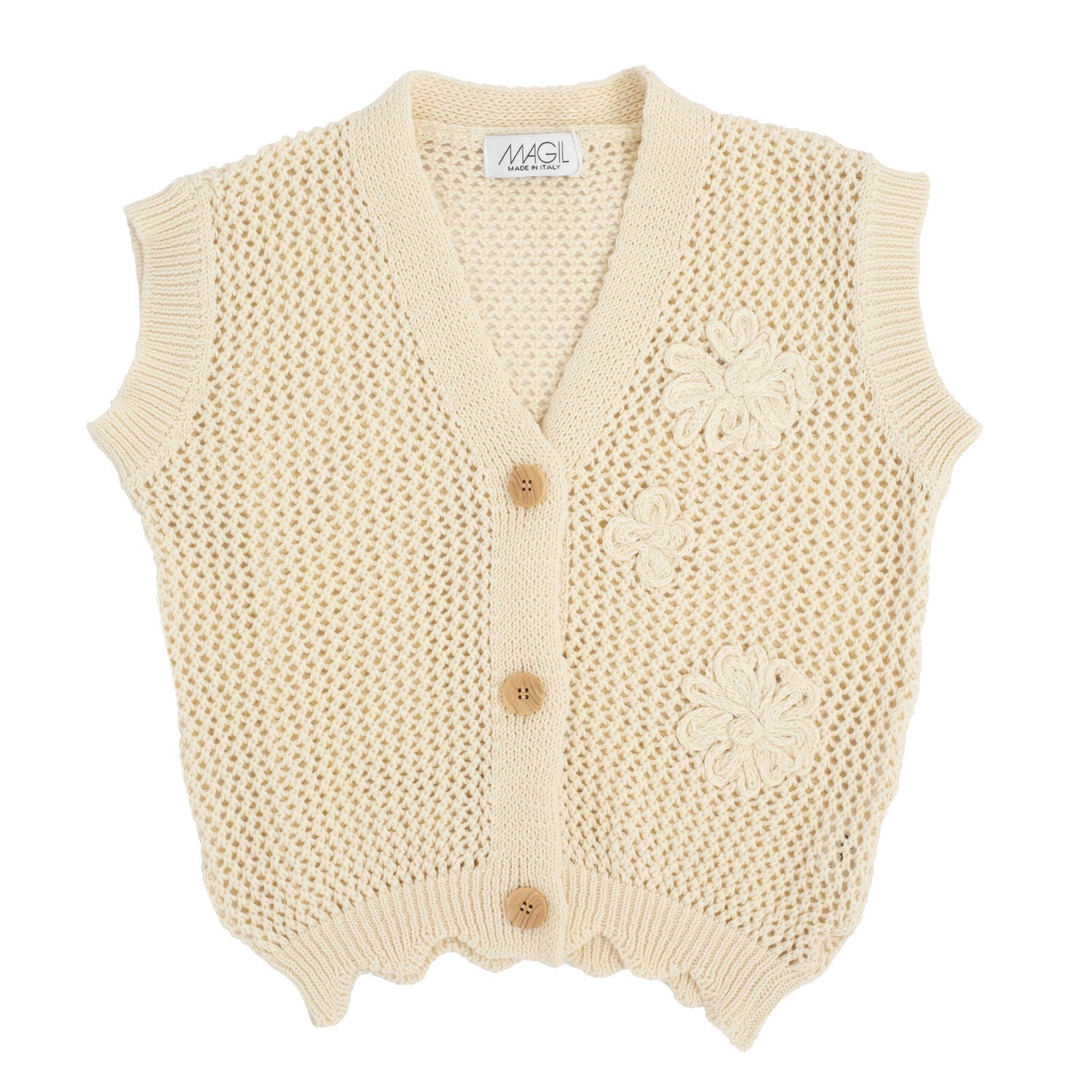 GILET CON RICAMO
