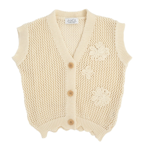 GILET CON RICAMO