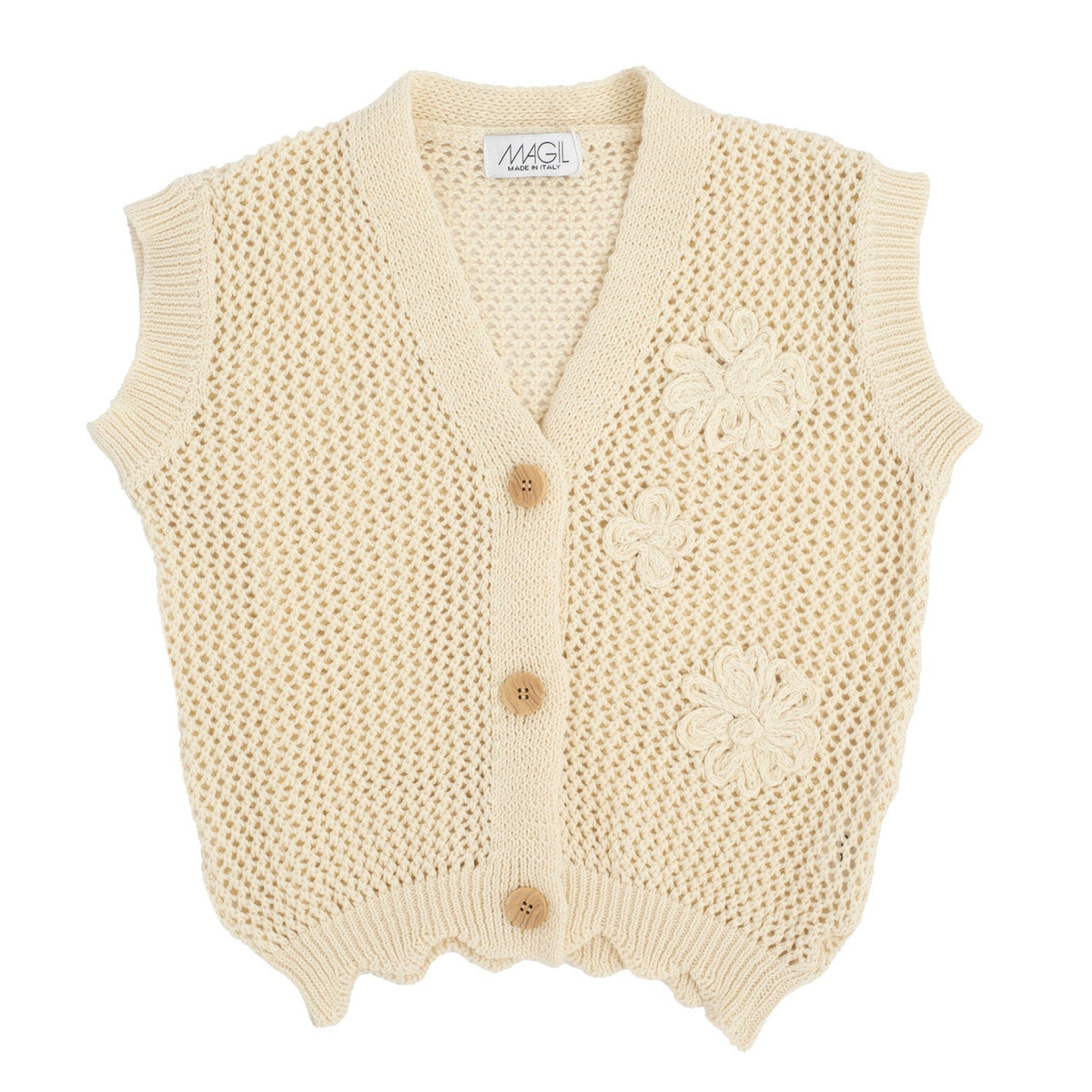 GILET CON RICAMO