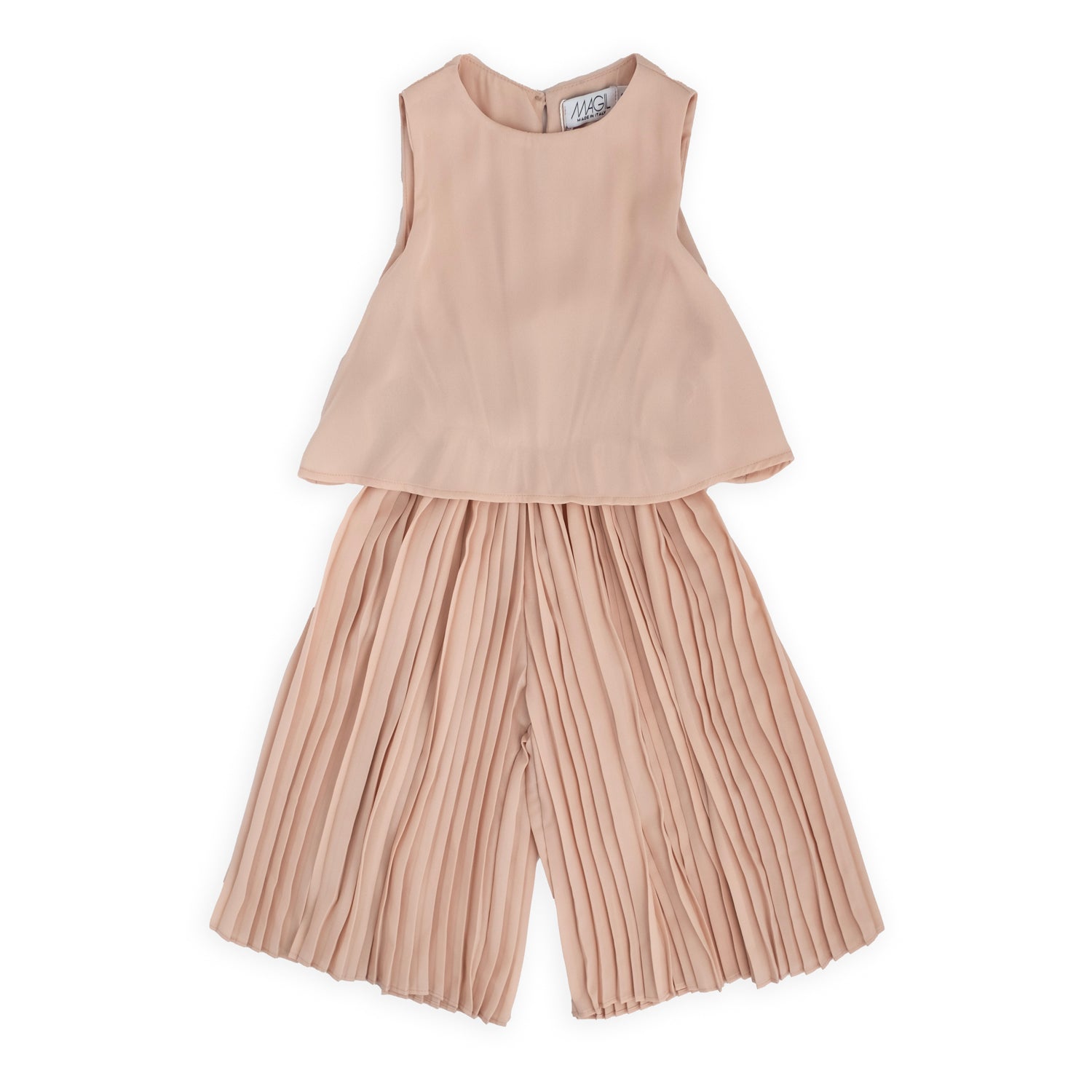 JUMPSUIT WITH PLEATED PANTS