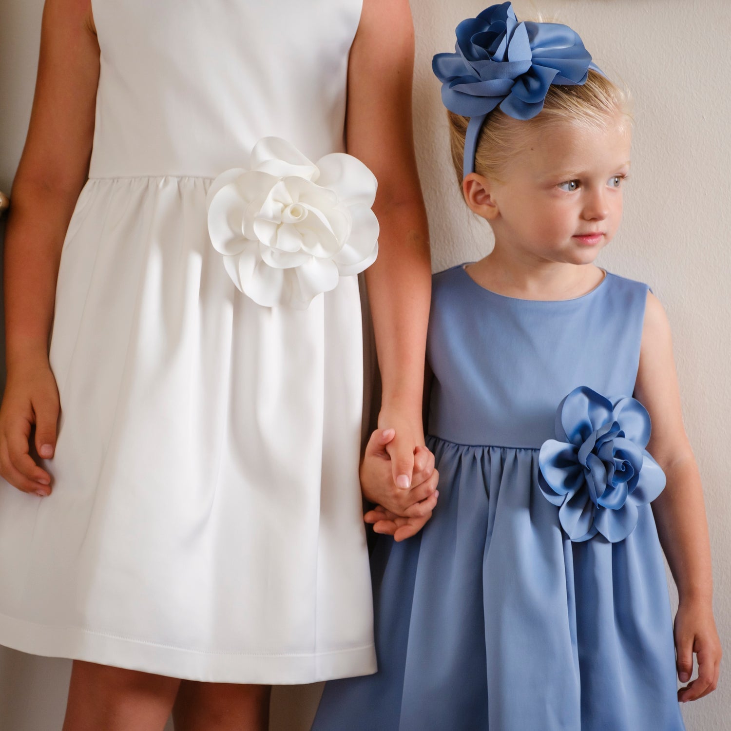 CERCHIETTO RASO CON FIORE