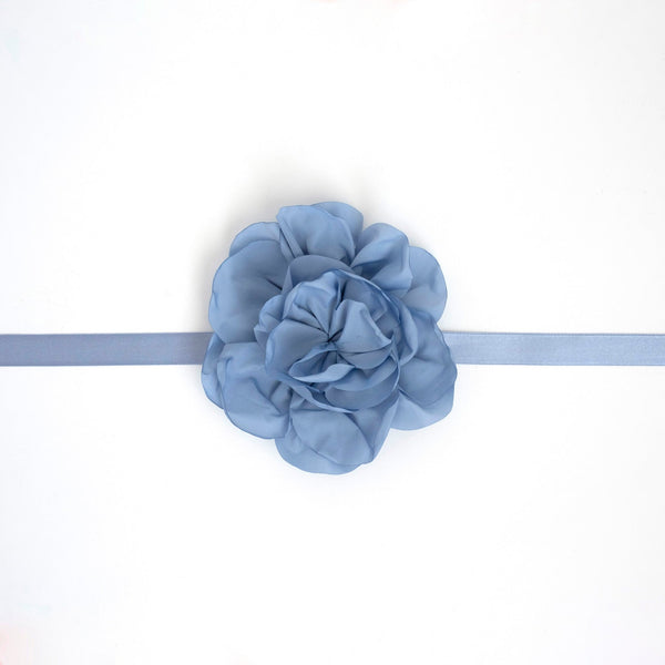 CINTURA CON FIORE TAFFETA'