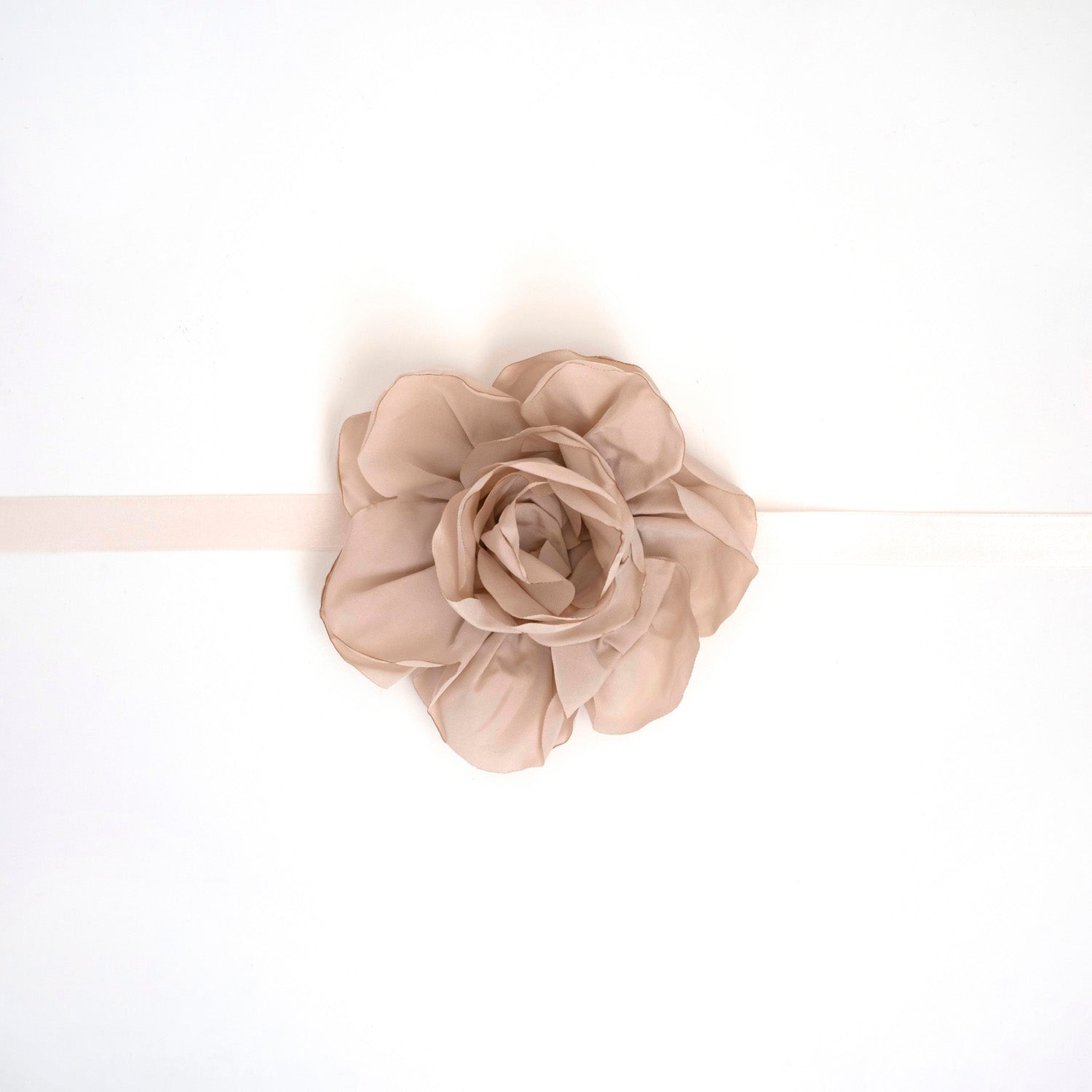 CINTURA CON FIORE TAFFETA'