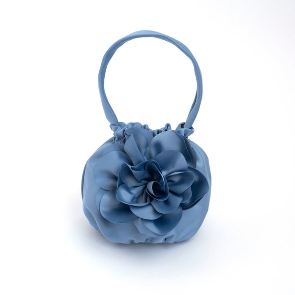 BORSINA IN RASO CON FIORE