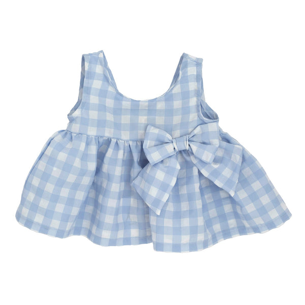 TOP VICHY CON FIOCCO