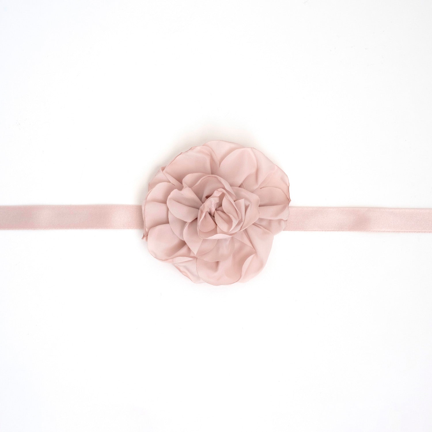 CINTURA CON FIORE TAFFETA'