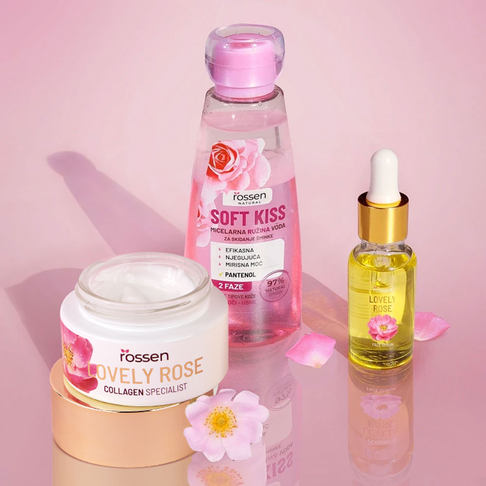 Delizioso set ROSE con scatola regalo