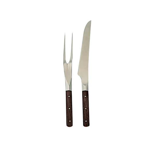 FINLANDIA • Set of roasting knife and fork, design Wirkkala - SERAFINO ZANI