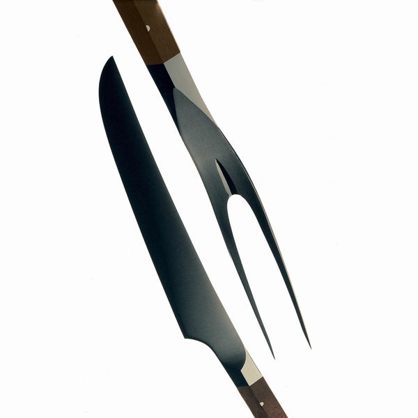 FINLANDIA • Set of roasting knife and fork, design Wirkkala - SERAFINO ZANI