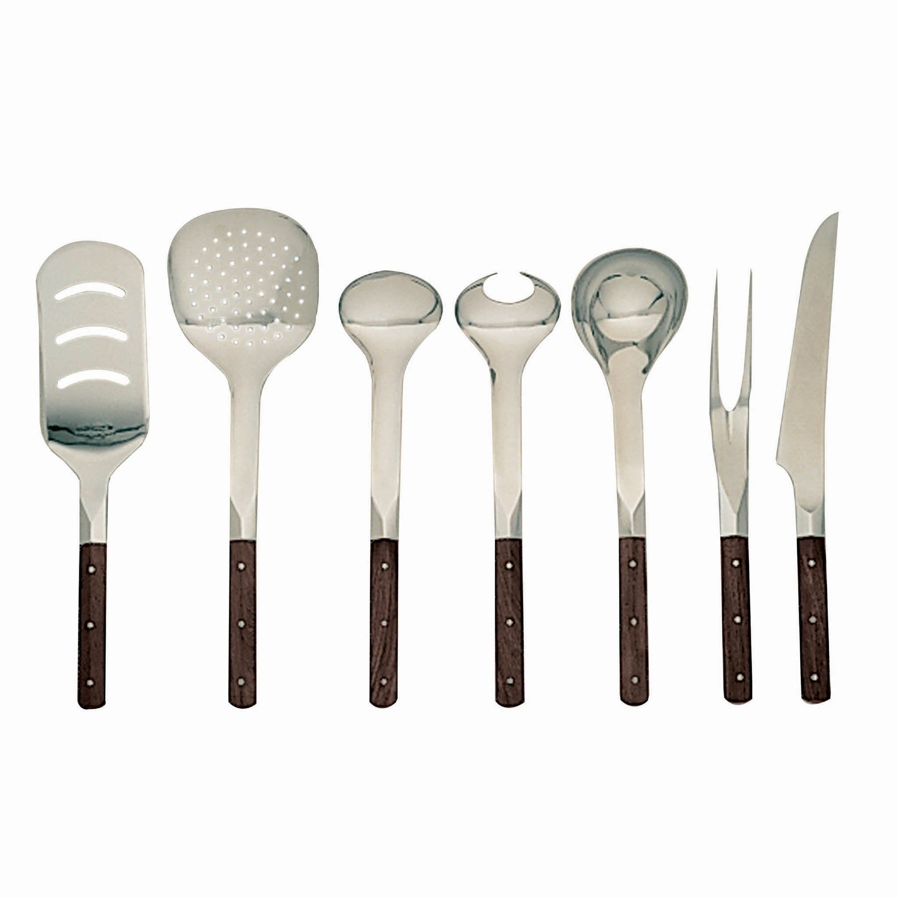 FINLANDIA • Set of roasting knife and fork, design Wirkkala - SERAFINO ZANI
