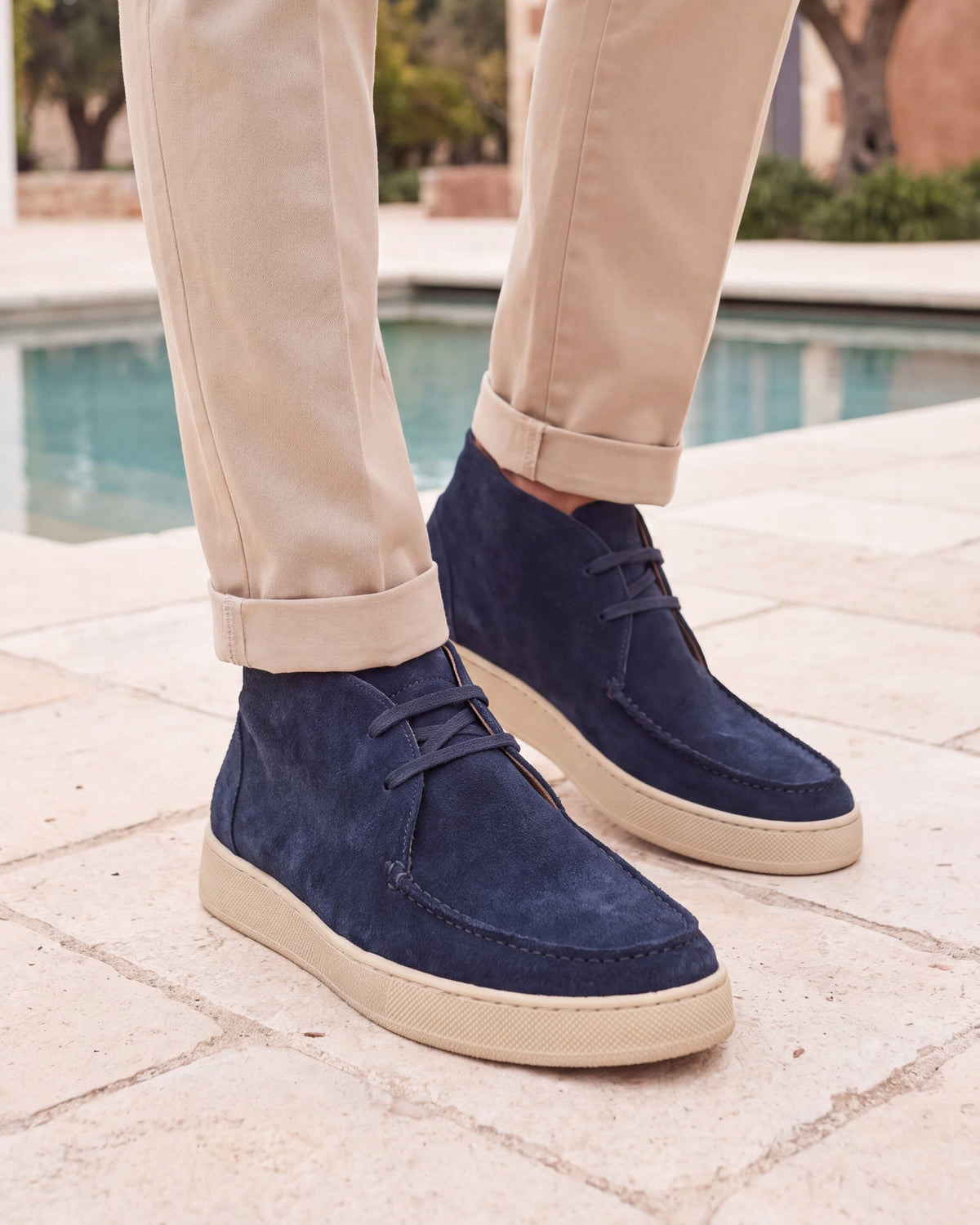 LEUCA - Navy Suede