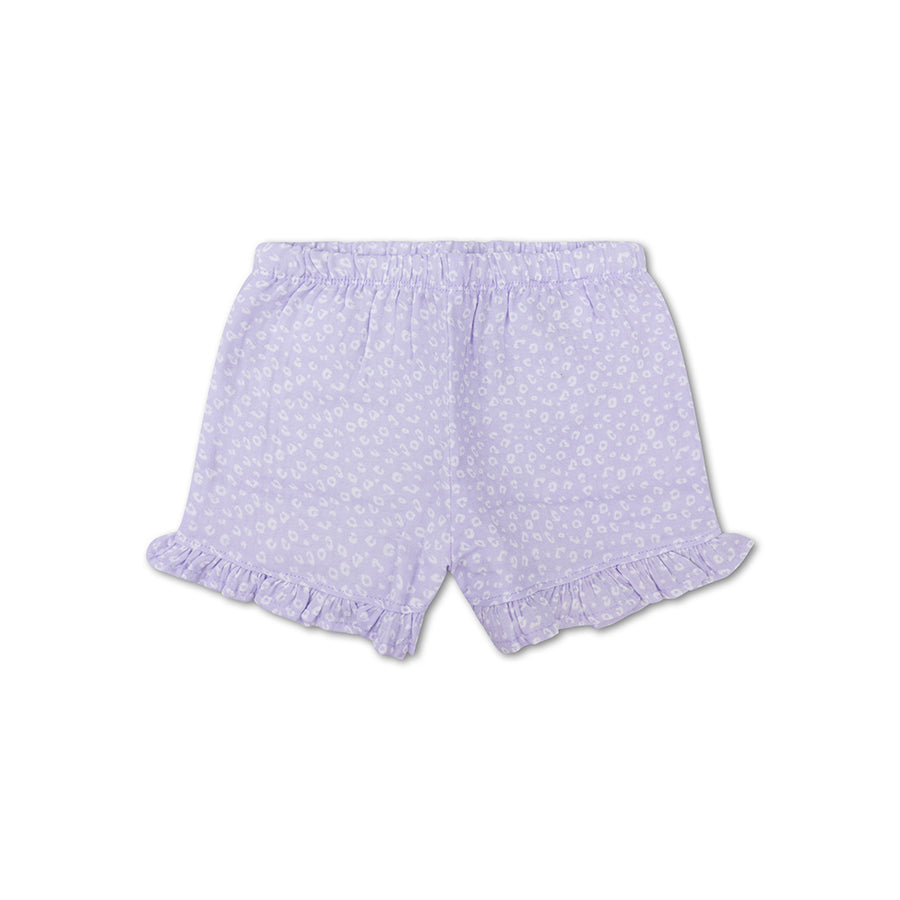 Lila Panterprint broekje