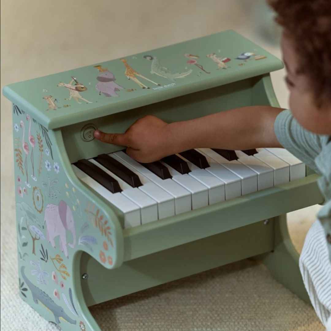 Little Dutch lesen klavir Safari Friends Green - tipke