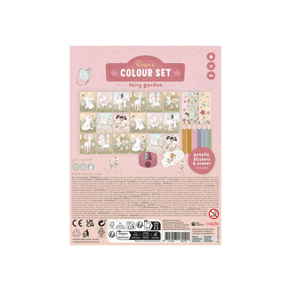 Little Dutch Set za barvanje Rosa Fairy Garden - igra