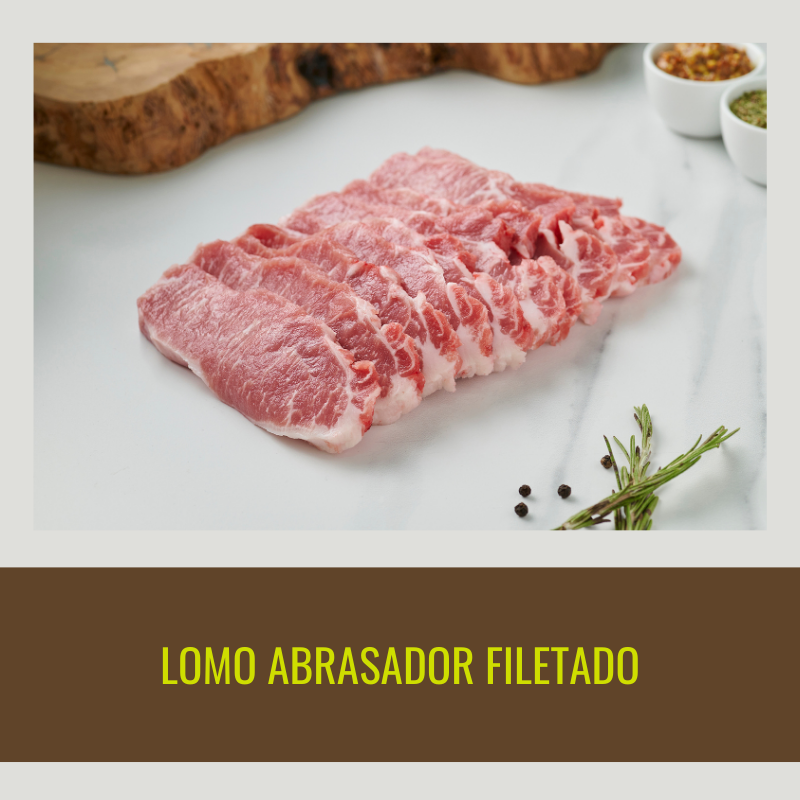 1 kg of Sliced Pork Loin Abrasador, in 2 Trays