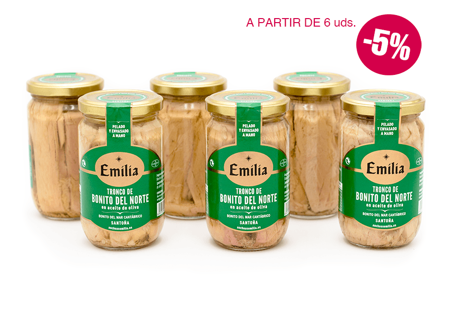 North Atlantic bonito in olive oil jar 330g.