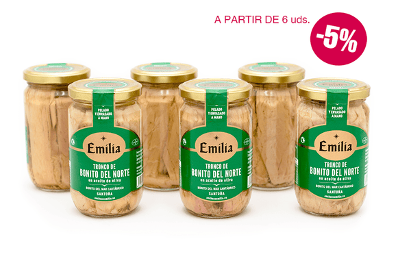 North Atlantic bonito in olive oil jar 330g.