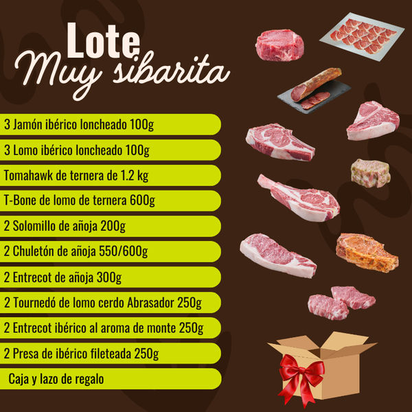 Lote especial Muy sibarita