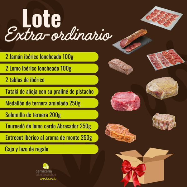 I want an EXTRA-ordinary lot.