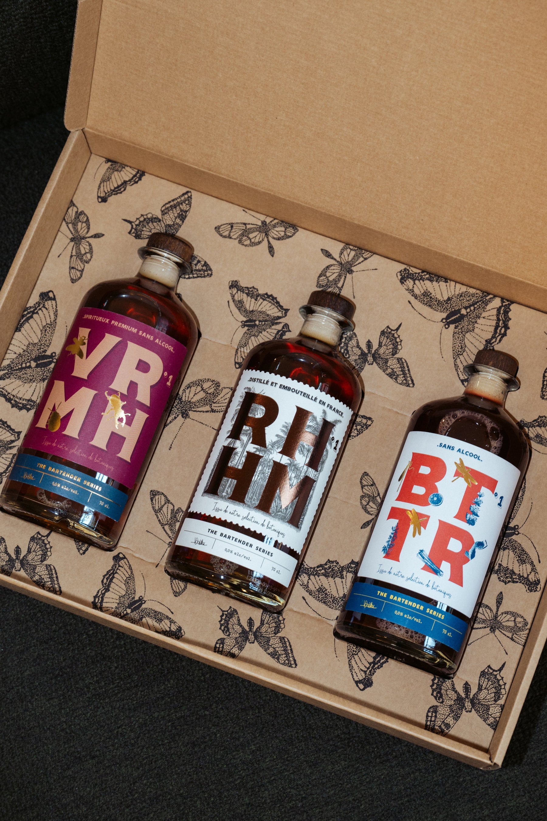 vermouth rhum et bitter meilleur spiritueux sans alcool JNPR