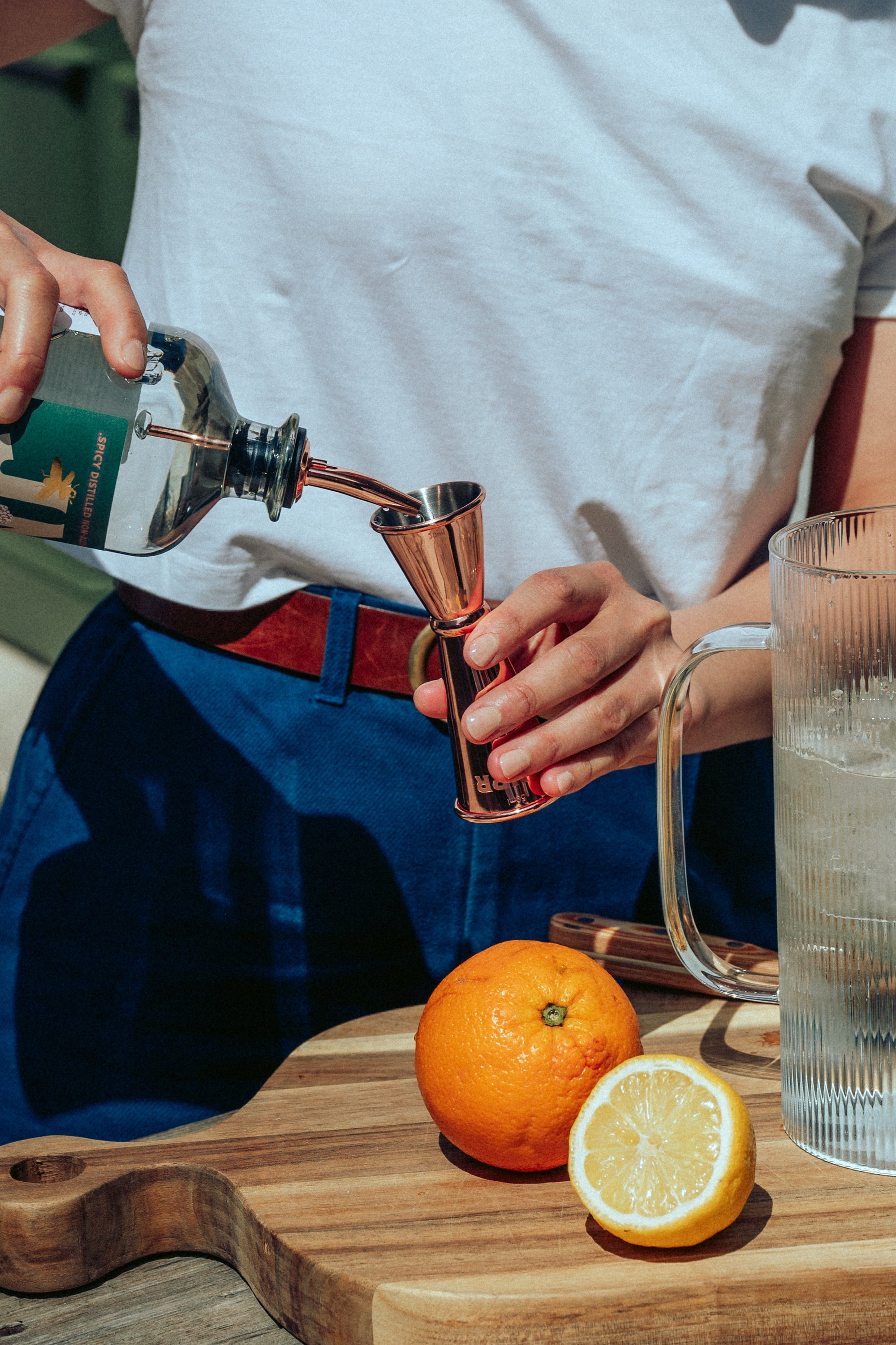 Pouring spout for bottle