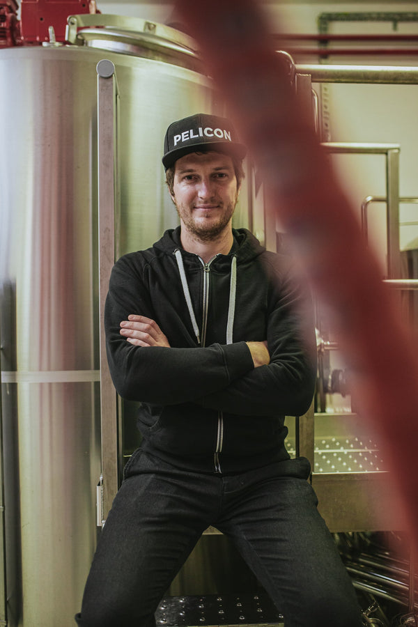 Pelicon Snapback Cap with Flat Patch – Black, Unisex