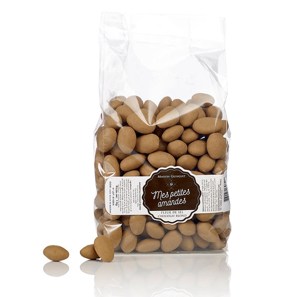 MY LITTLE ALMONDS blond chocolate fleur de sel BULK