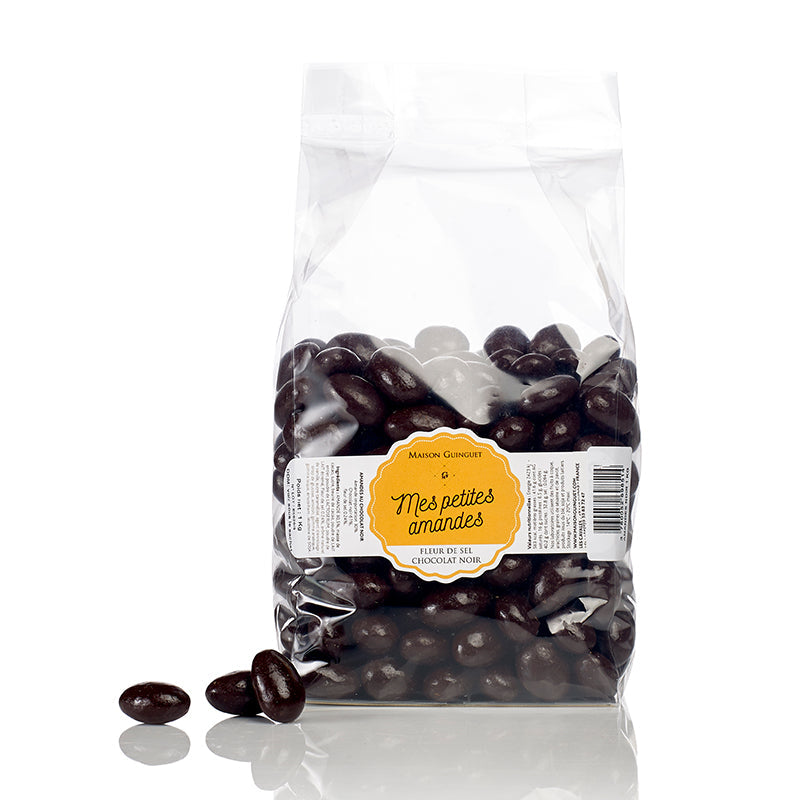 MY LITTLE ALMONDS dark chocolate fleur de sel BULK