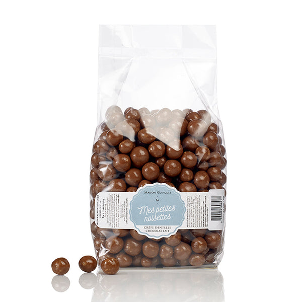 MY LITTLE HAZELNUTS LACE CREPE MILK CHOCOLATE BULK