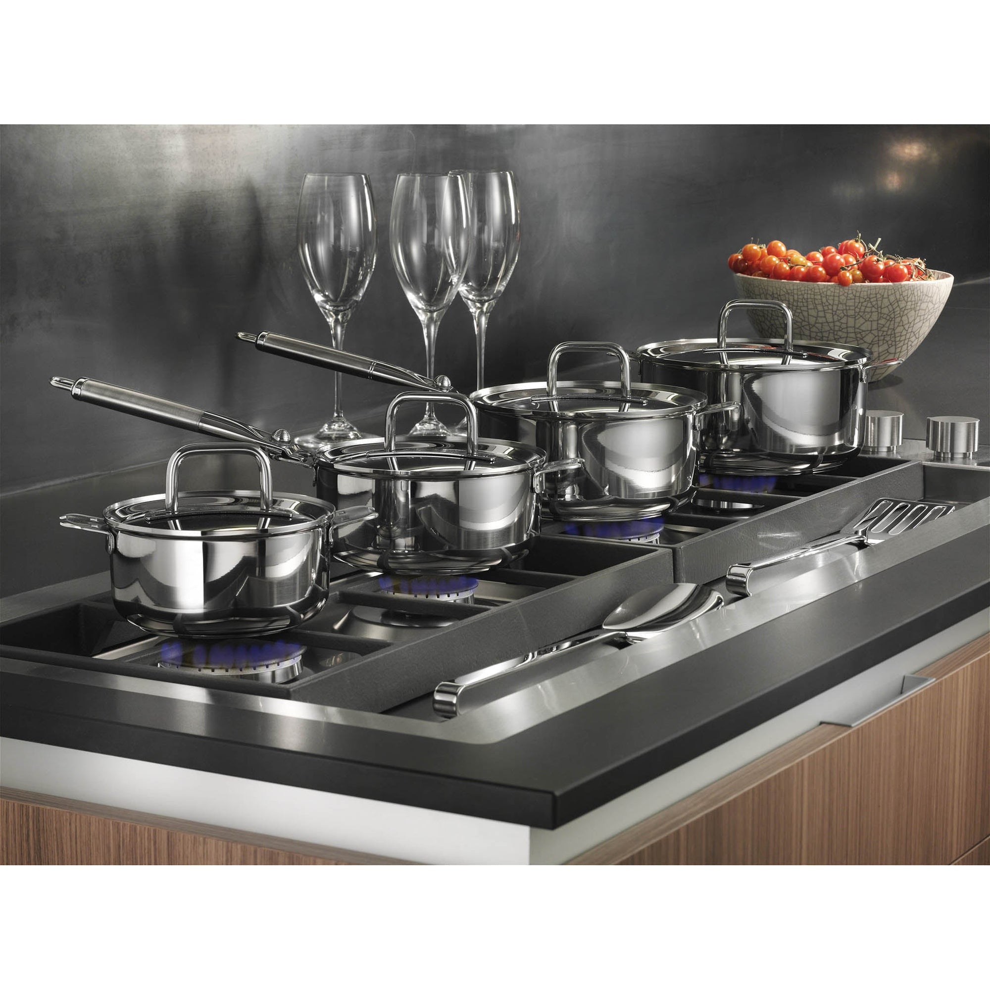 OASI - SPACE-SAVING COOKWARE SET - SERAFINO ZANI