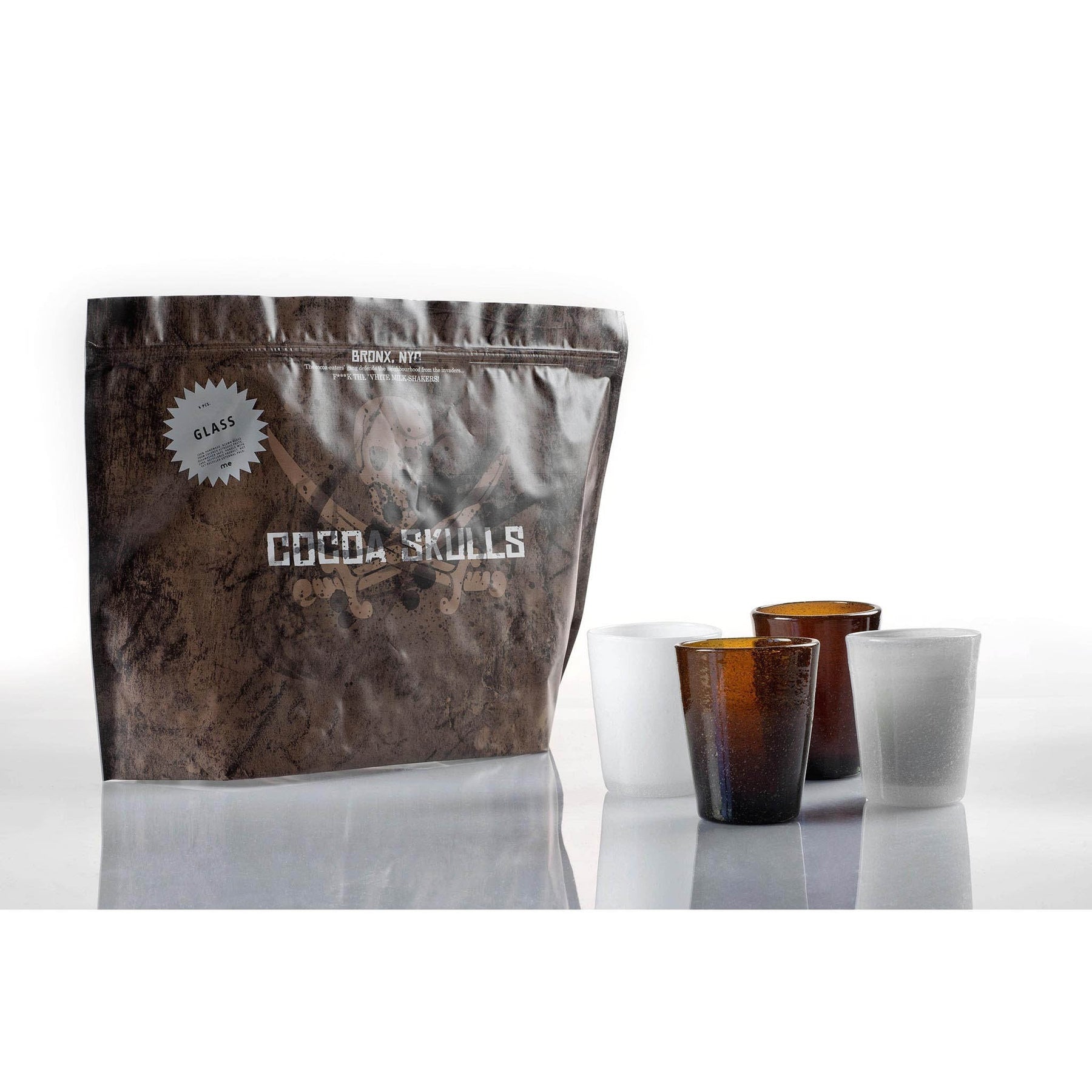 COCOA SKULLS - GLASS