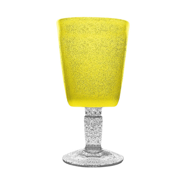 GOBLET - YELLOW TRANSP. - MEMENTO ORIGINAL - MONOCHROME