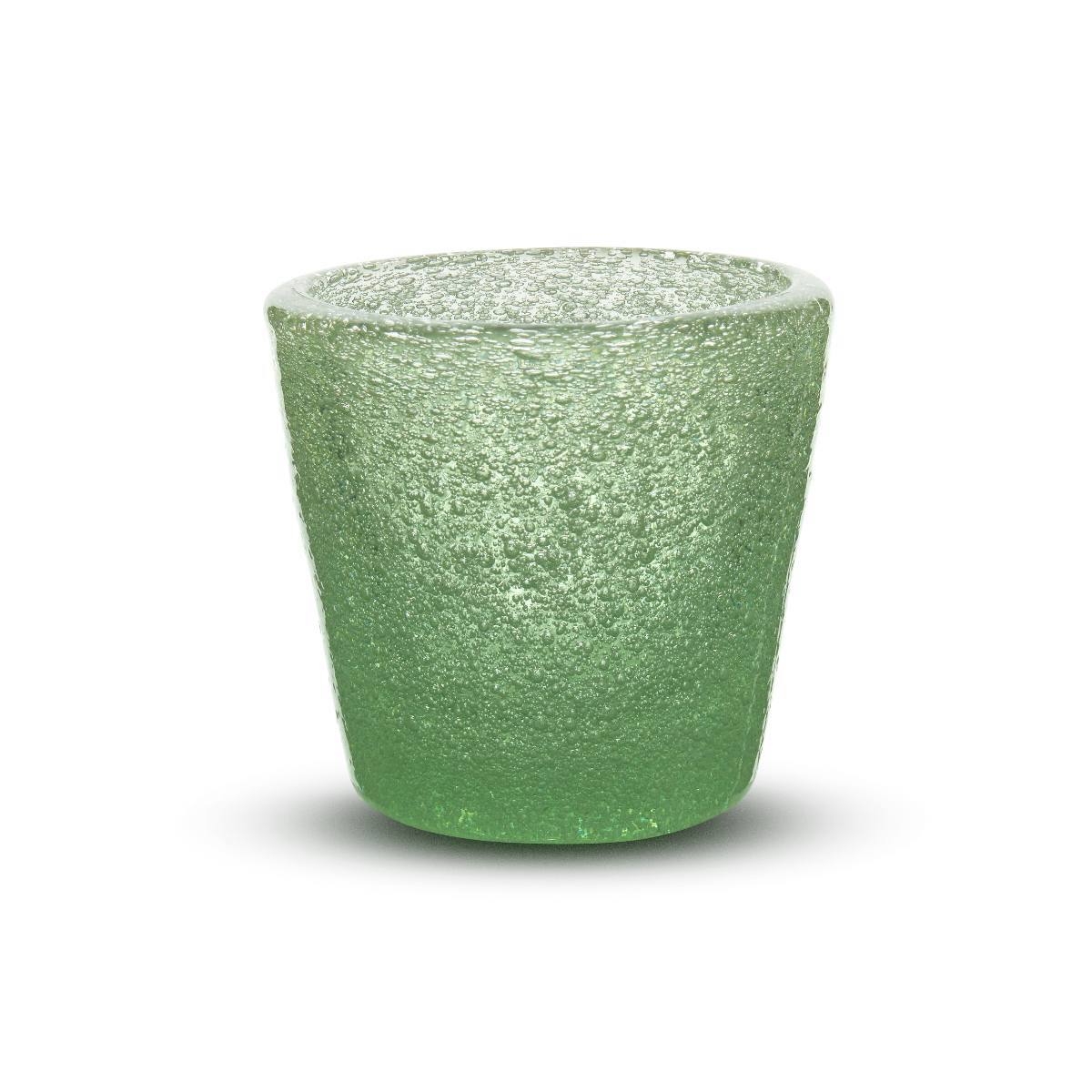 Shot Memento Original Jade - Shot Glass in Blown Glass with Bubbles