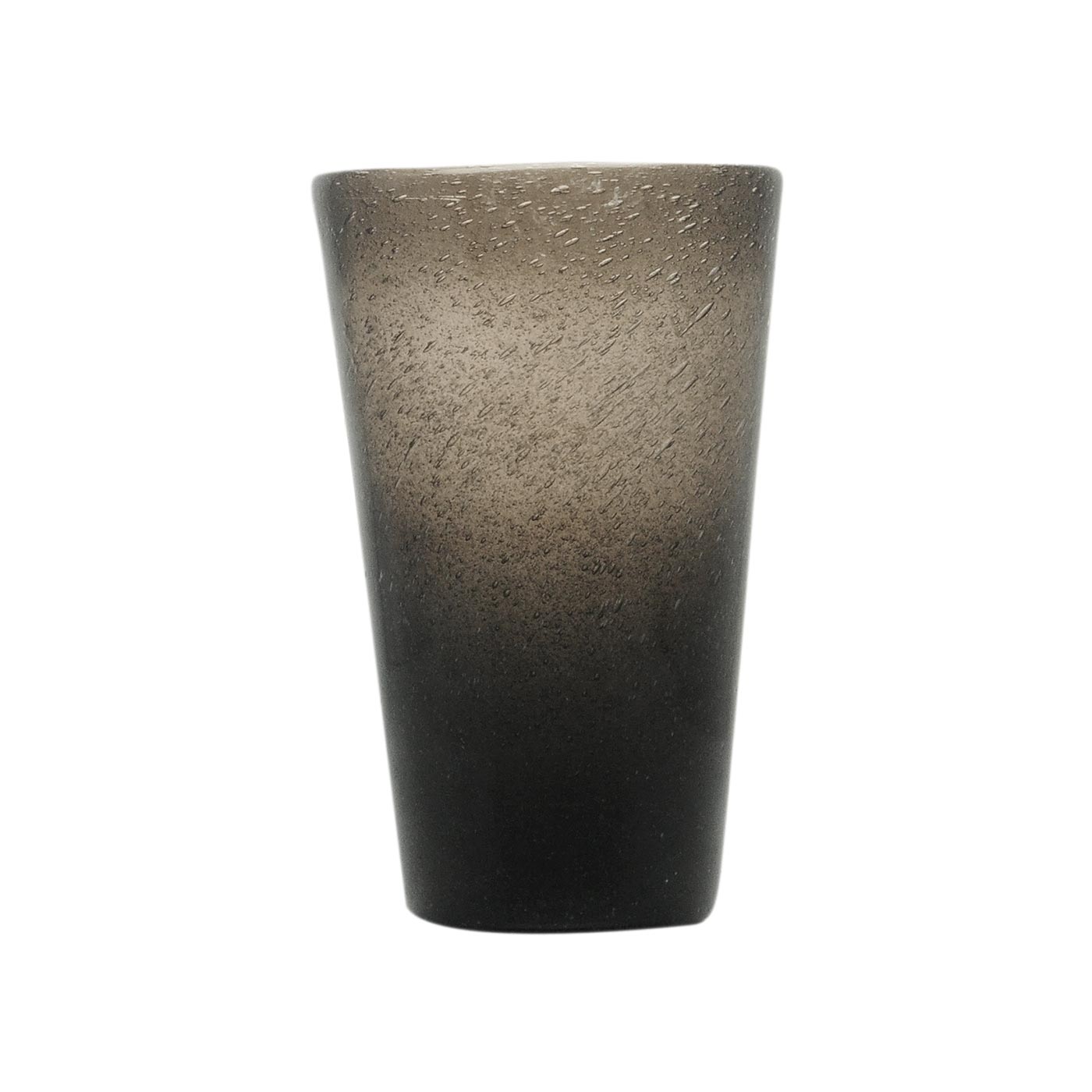 DRINK GLASS - BLACK TRANSP. - MEMENTO ORIGINAL - MONOCHROME