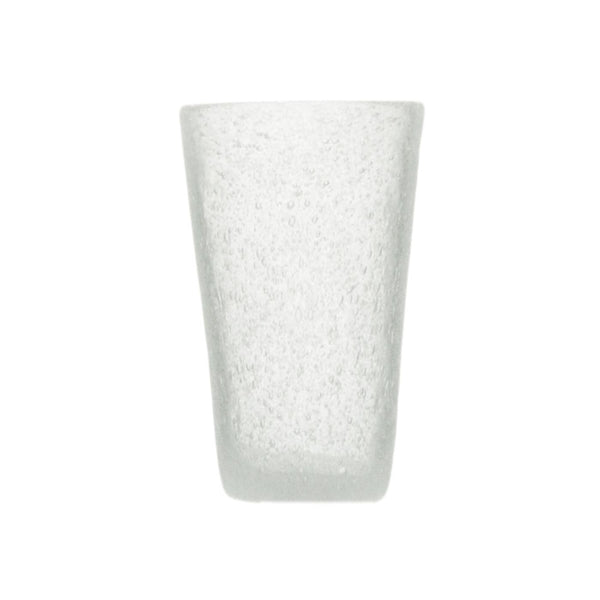 DRINK GLASS - WHITE TRANSP. - MEMENTO ORIGINAL - MONOCHROME
