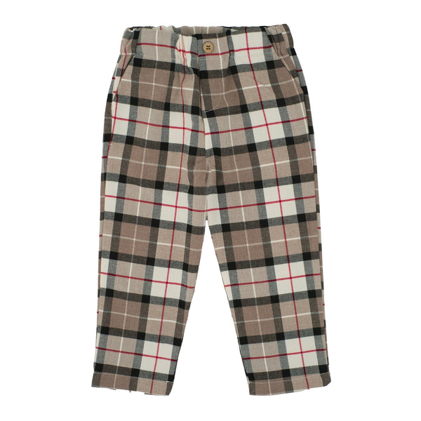 PANTALONE SCOZZESE BEIGE