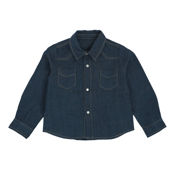 GIACCA CAMICIA IN JEANS