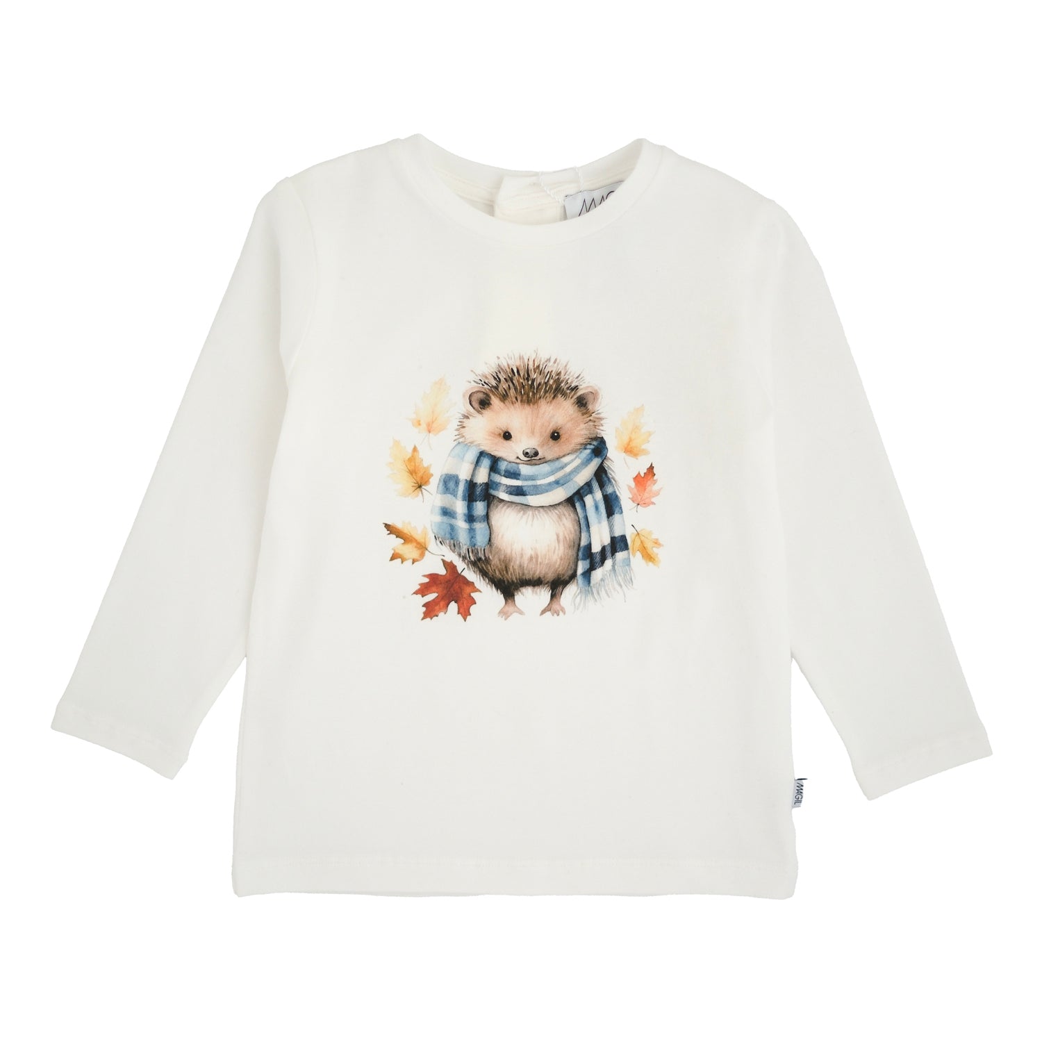 T-SHIRT STAMPA RICCIO CON SCIARPA